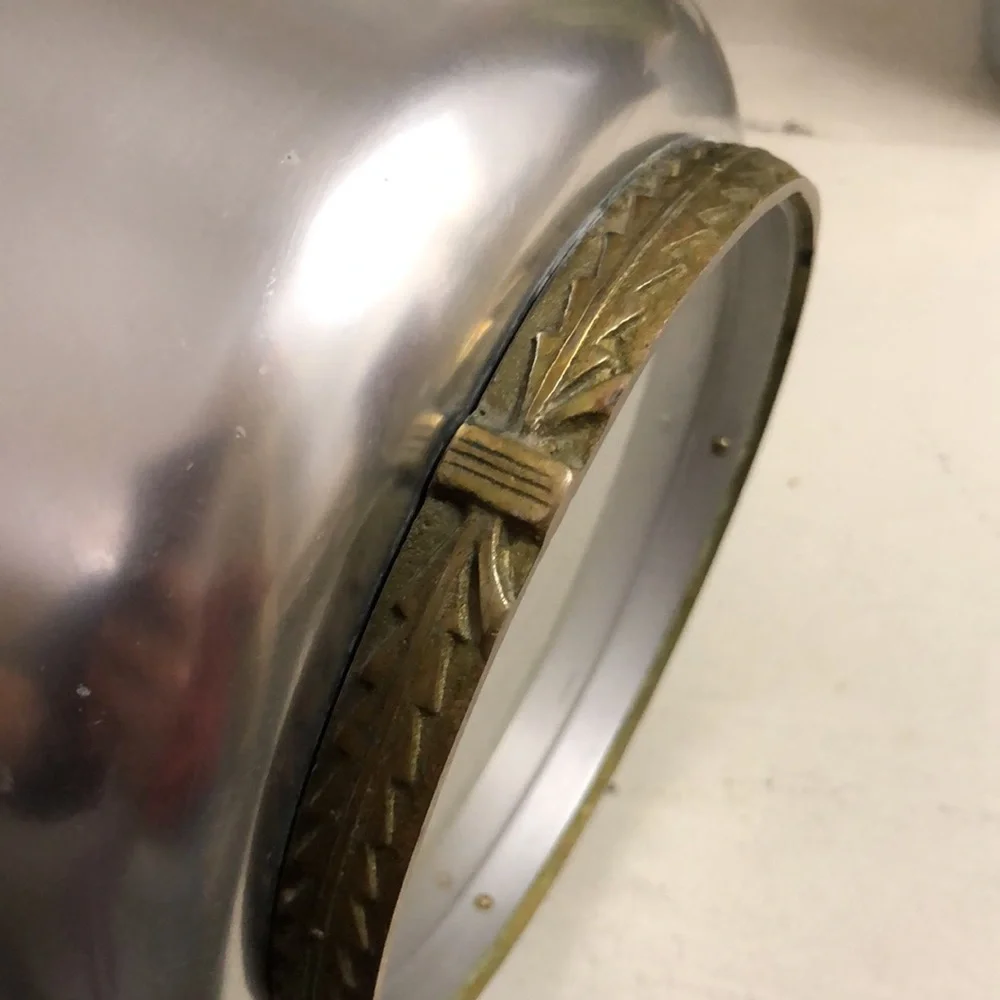 Ice bucket vintage aluminum